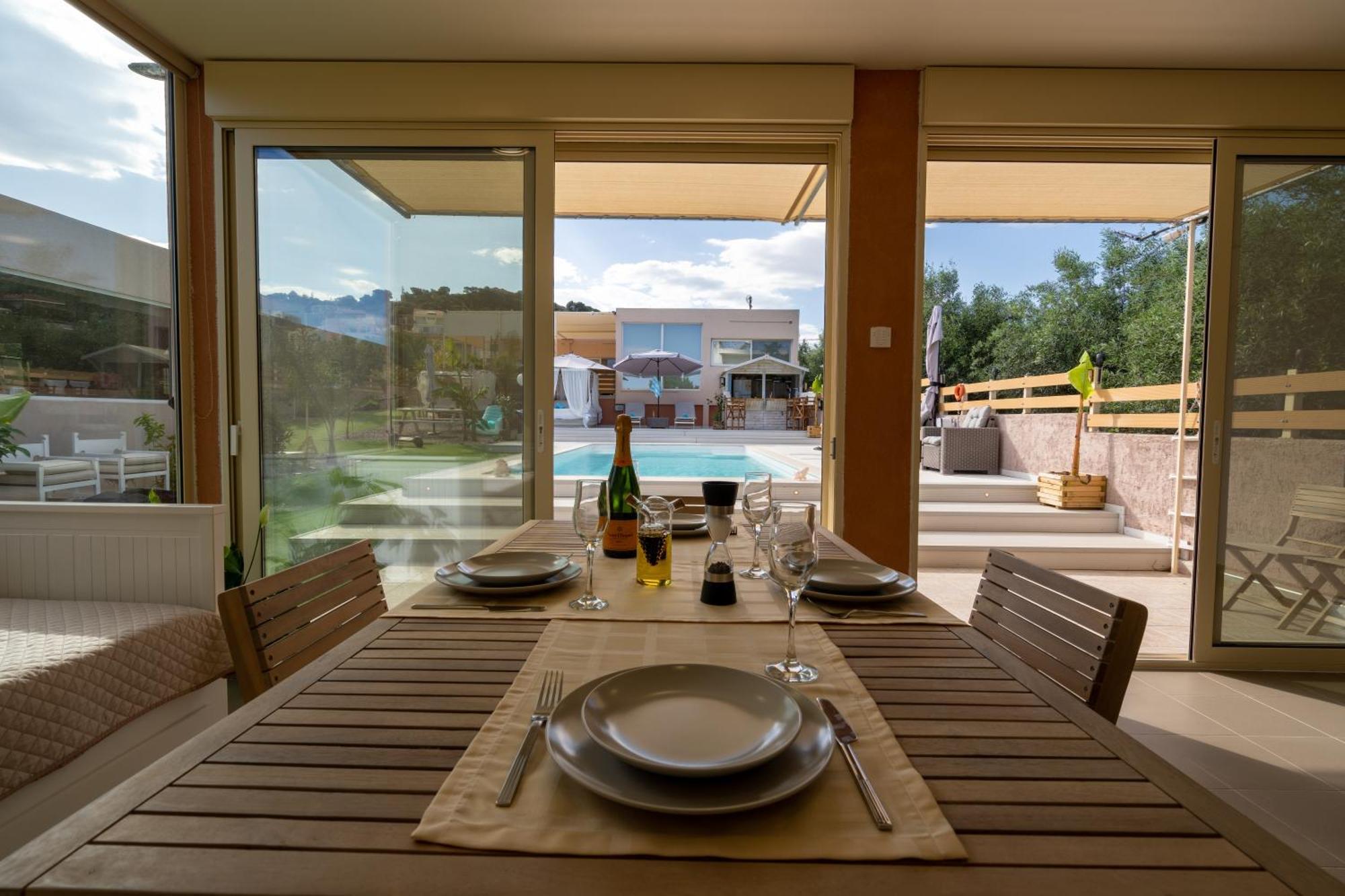 Modular Bungalows With Heated Pool Artemis Greece Exterior photo