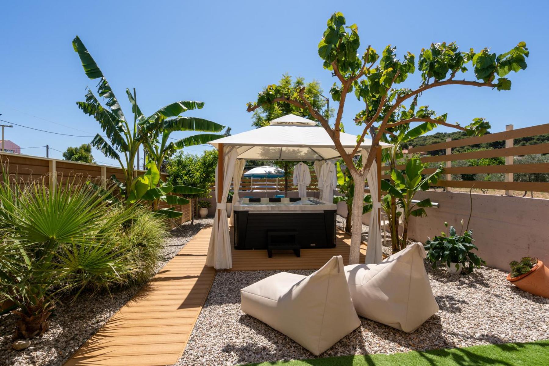 Modular Bungalows With Heated Pool Artemis Greece Exterior photo