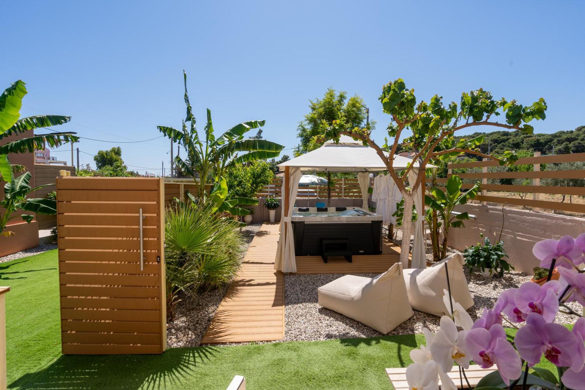 Modular Bungalows With Heated Pool Artemis Greece Exterior photo